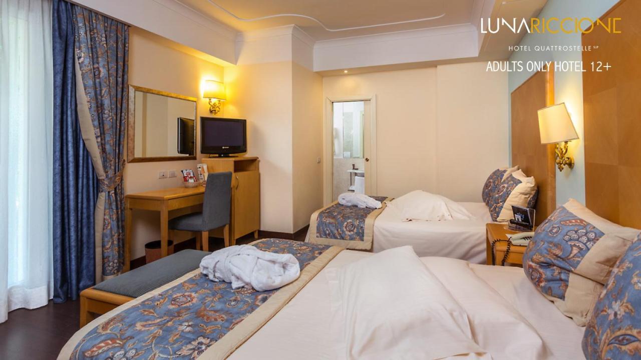 Hotel Luna Riccione E Aqua Spa Only Adults +12 Exteriör bild