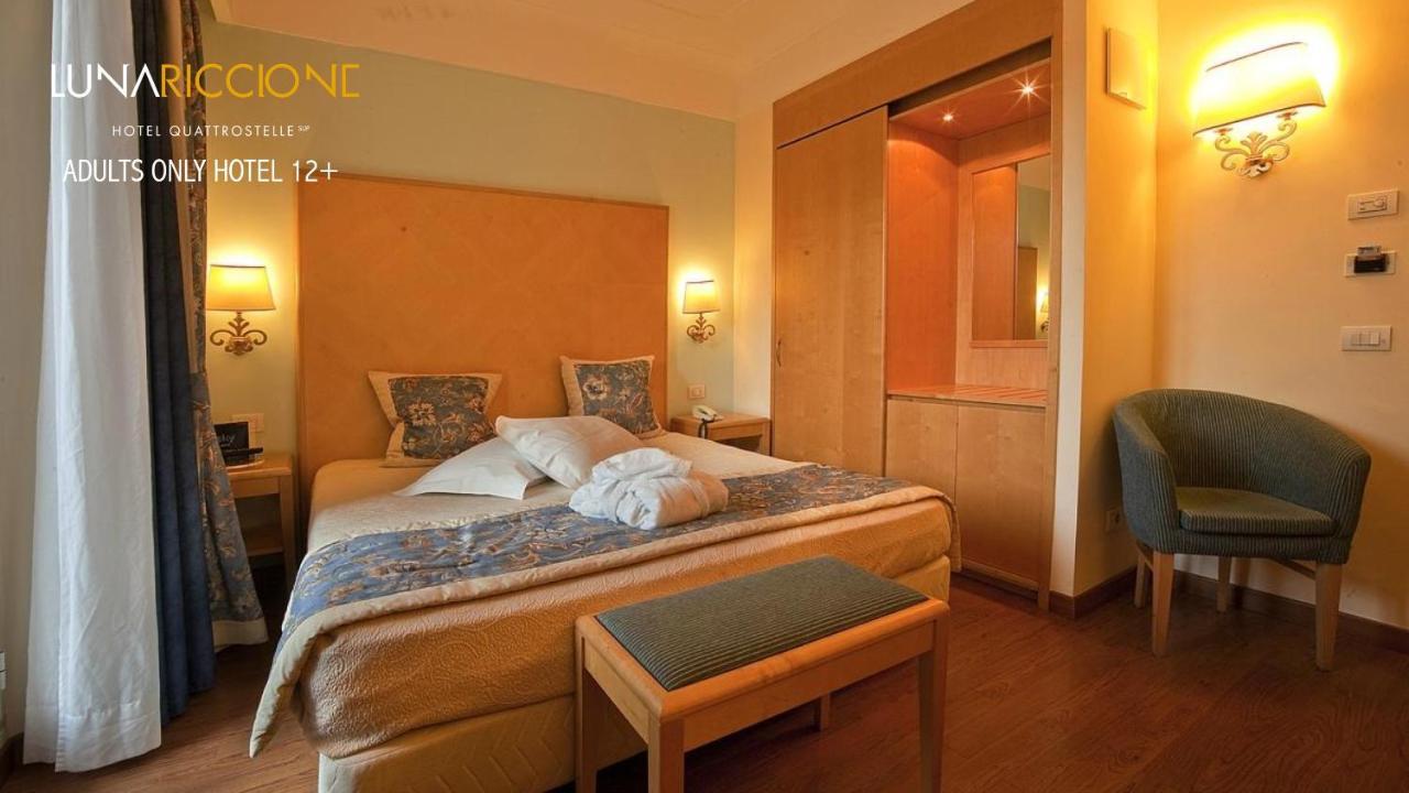 Hotel Luna Riccione E Aqua Spa Only Adults +12 Exteriör bild