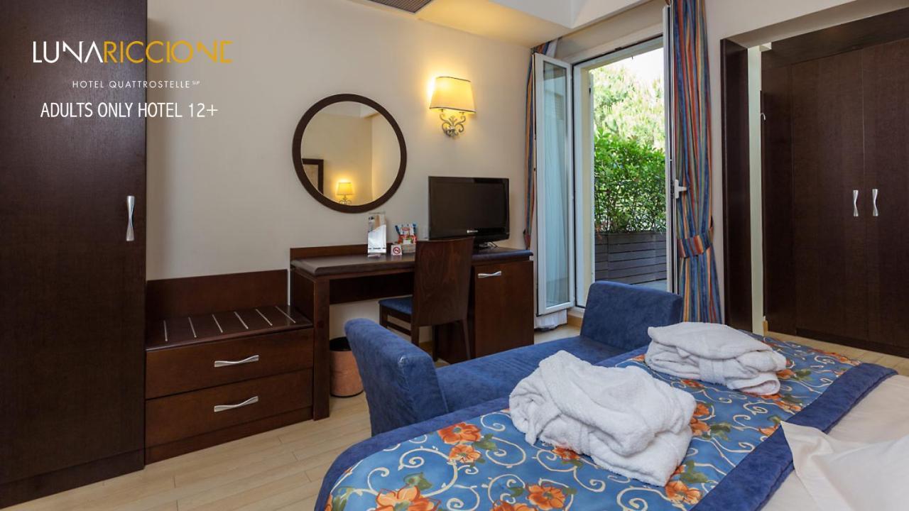 Hotel Luna Riccione E Aqua Spa Only Adults +12 Exteriör bild