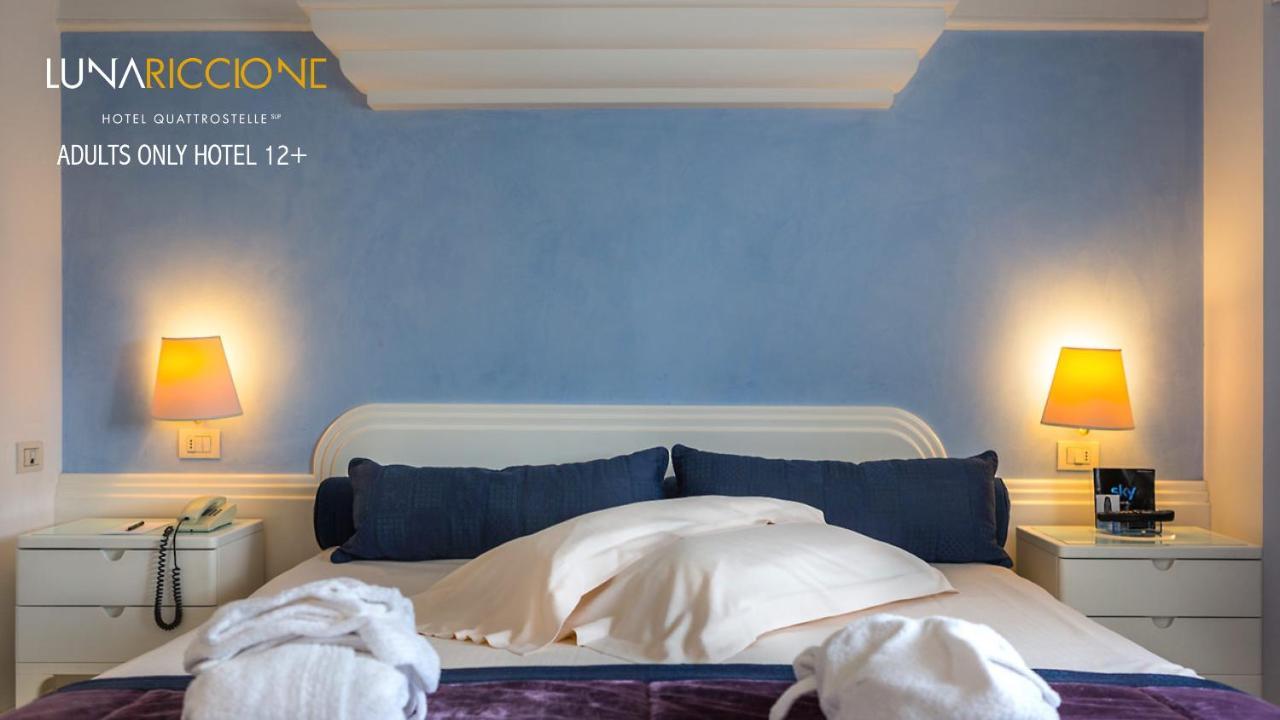 Hotel Luna Riccione E Aqua Spa Only Adults +12 Exteriör bild