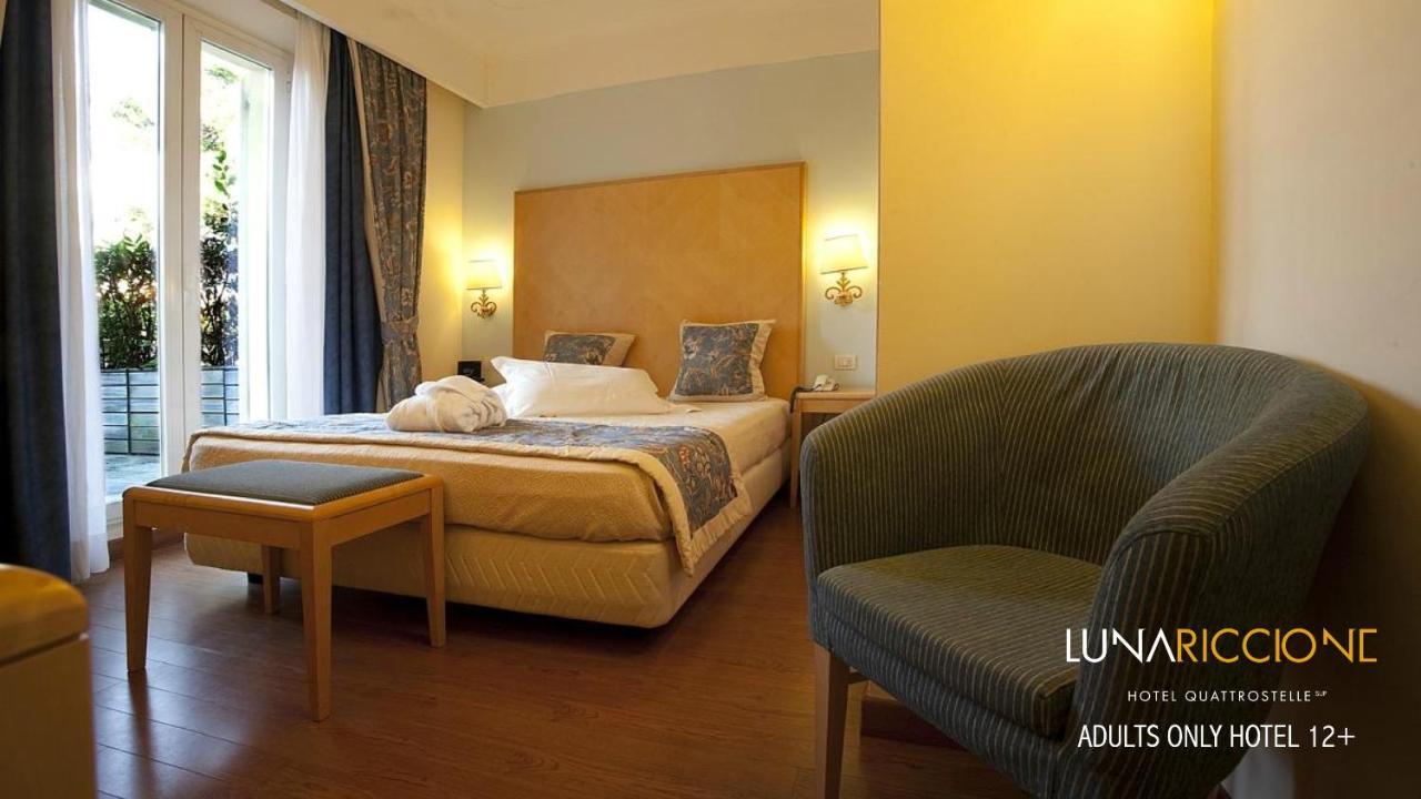 Hotel Luna Riccione E Aqua Spa Only Adults +12 Exteriör bild